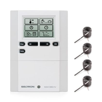 Diferenčni regulator SELTRON SGC36HV, s tipali (4xTF/Pt)