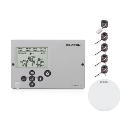 Vremensko vodeni regulator SELTRON WXD10, s tipali (4xTF/Pt, 1xVF/Pt, 1xAFD/Pt)