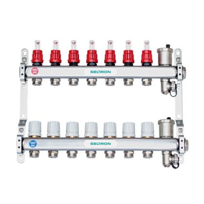 Inox razdelilec SELTRON TOP 7, za talno ogrevanje